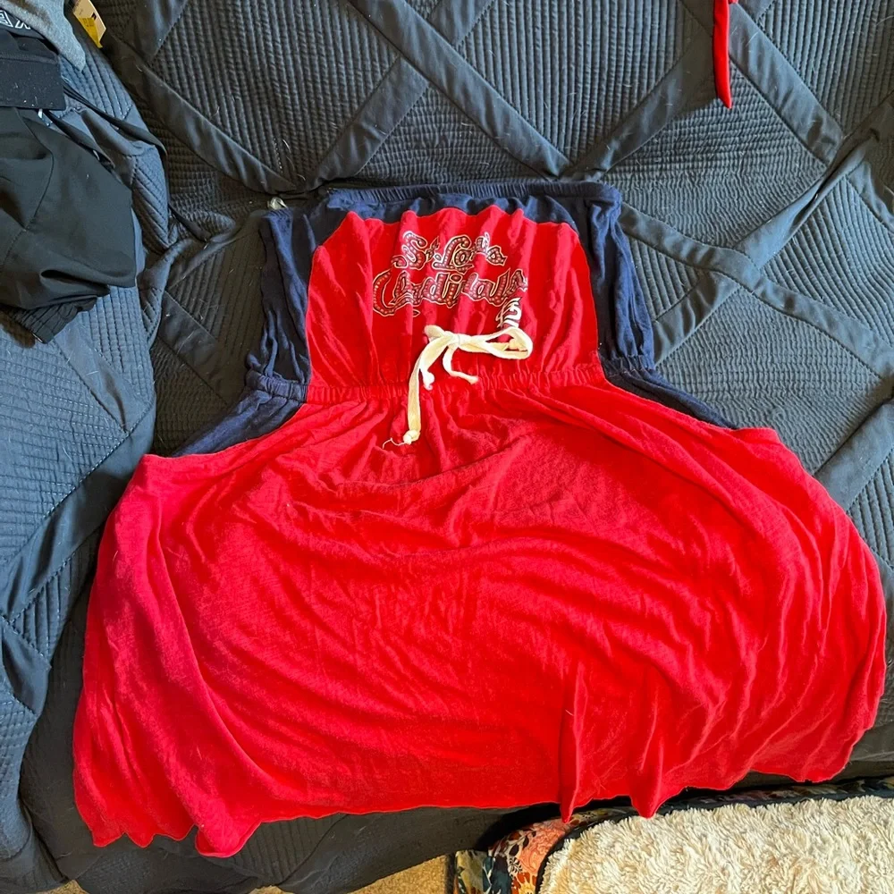 EUC (3) BUNDLE CARDINALS TWO PIECE AND COVER UP WONT SEPARATE - Picture 2 of 9